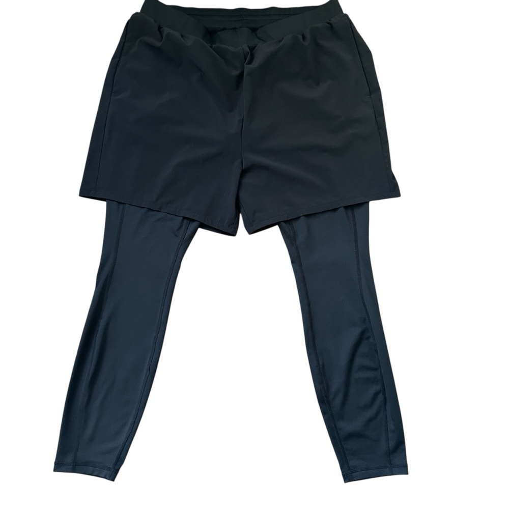 Zella Mens Athletic Shorts with Built-In Leggings sz Large